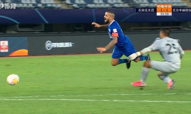 国安1-1扳平比分第77分钟,国安开局2:0被反超