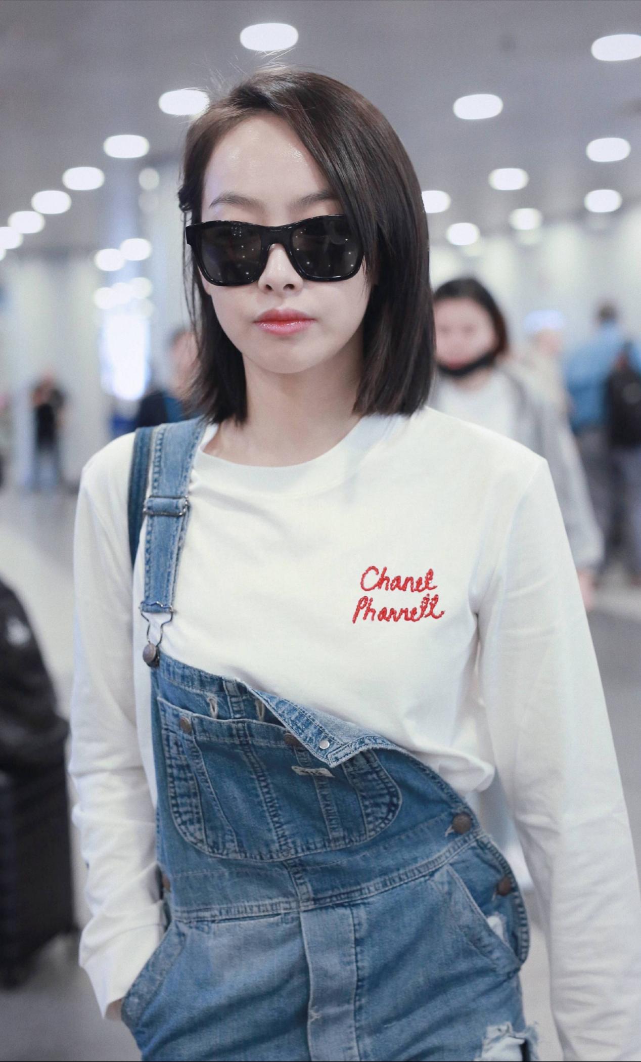 宋茜披针织衫,宋茜身穿紫色外套宋茜霸气上线