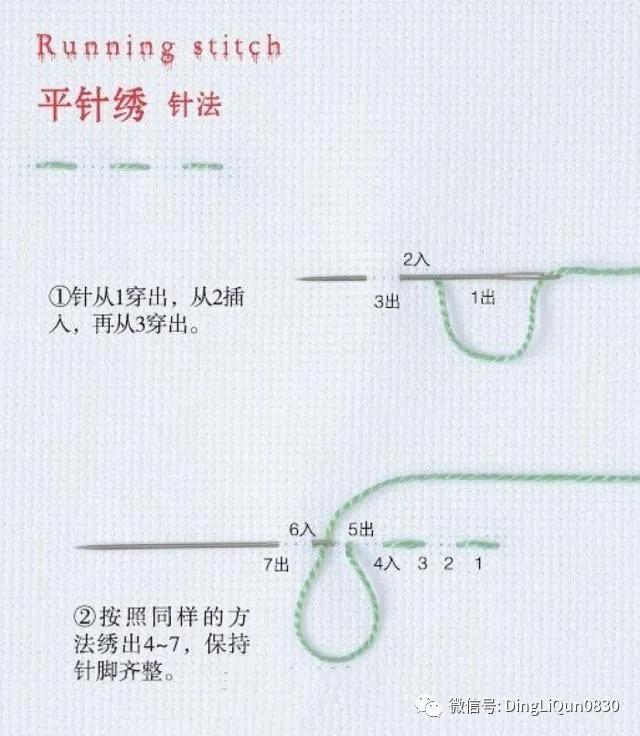 刺绣教程新手入门结粒绣,刺子绣基础入门针法教程