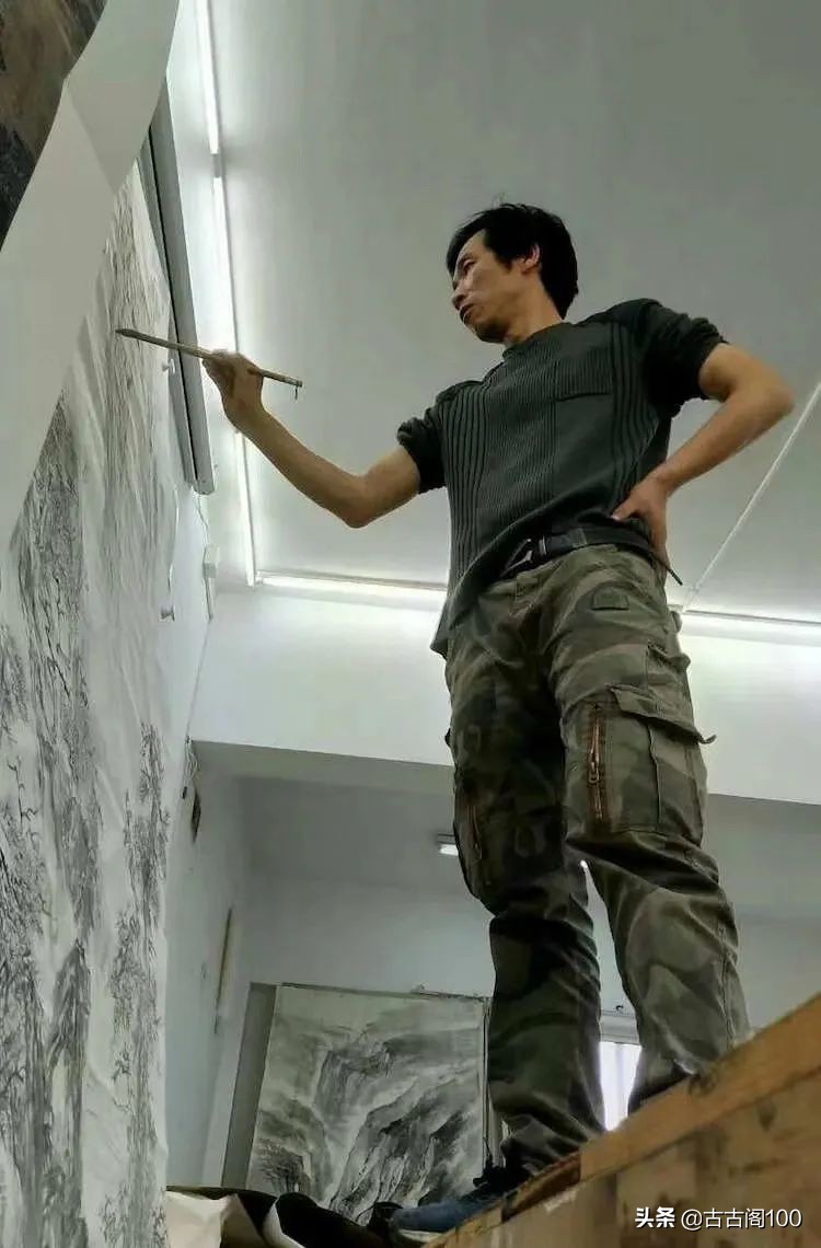 意笔人物高手蒋雪平