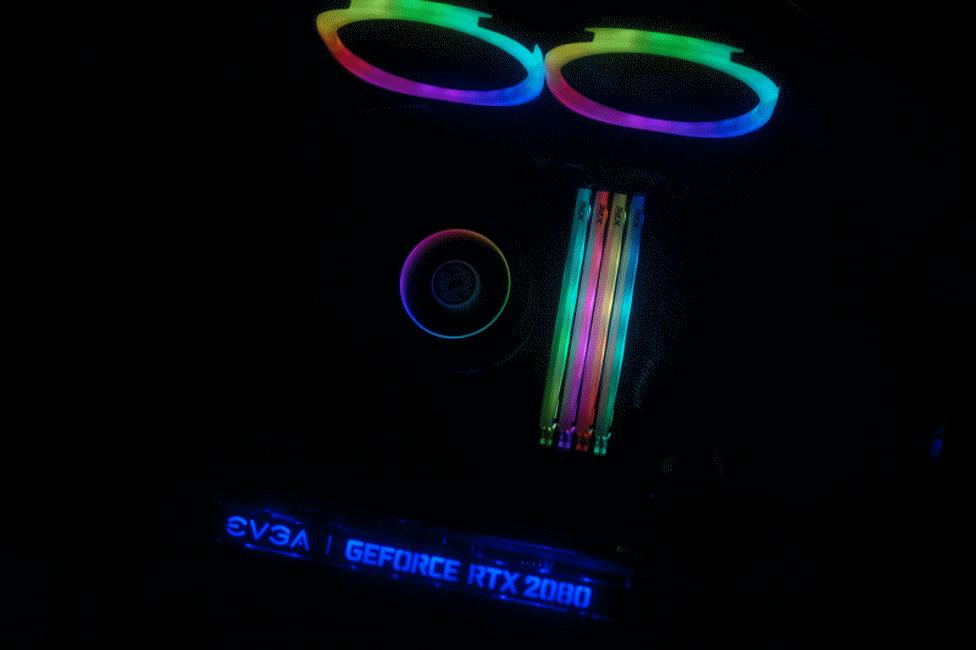 科技以灯为本,3600X+B450+BMR-24水冷+大水牛铁血战士机箱装机秀