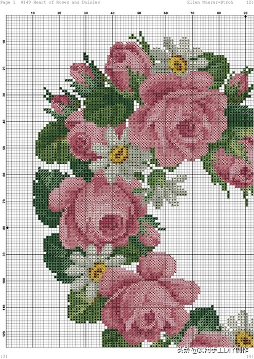 十字绣树叶图案大全简单,十字绣叶子图片大全