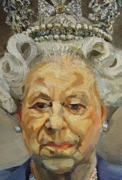 画家弗洛伊德为英女王画像,弗洛伊德为女皇画像