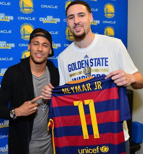 足球明星面对篮球明星,足球明星和篮球明星同框