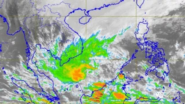 今年第1号台风“帕布”席卷泰国湾3-5日将有暴风强降雨