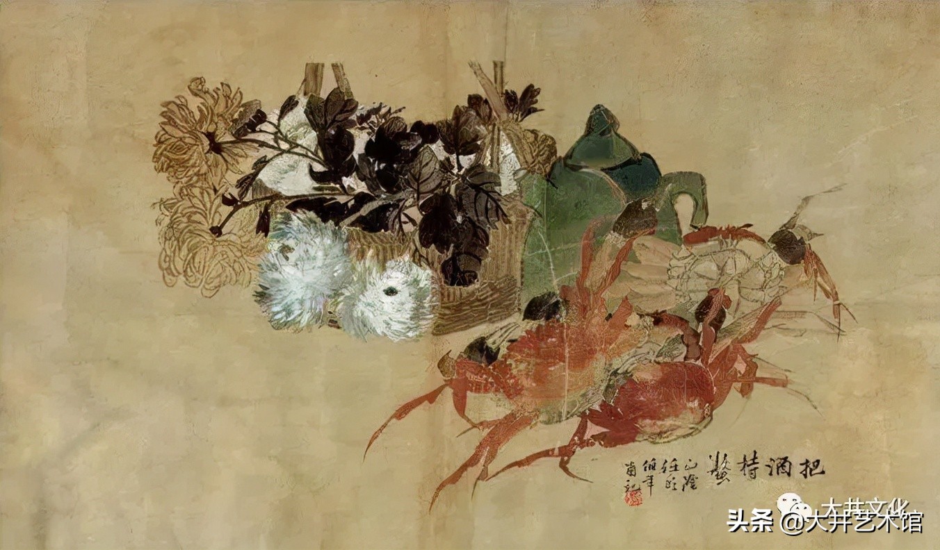 大井鉴赏|秋风起，蟹脚肥——画家笔下的蟹
