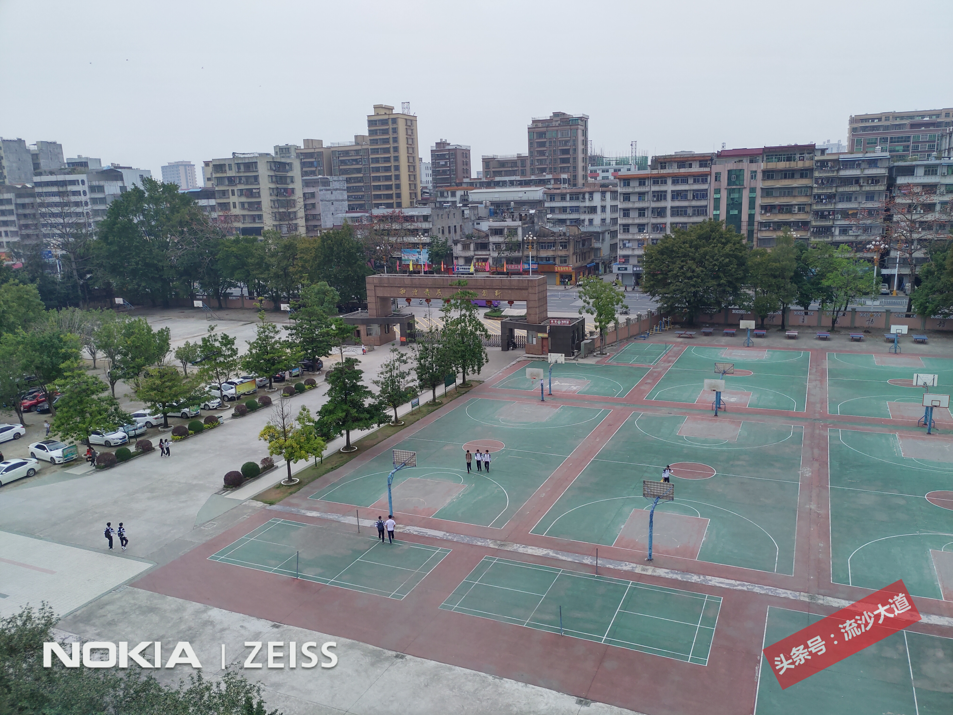 广东普宁侨中学校全景图,普宁华侨中学照片