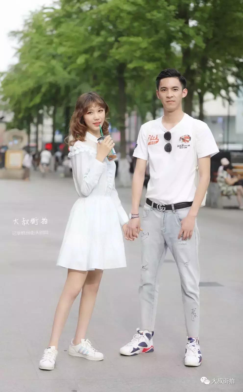 街拍绿色气质v领,街拍大v领