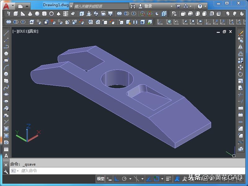 cad三维建模十字光标旁有个小眼睛,cad三维建模练习题库