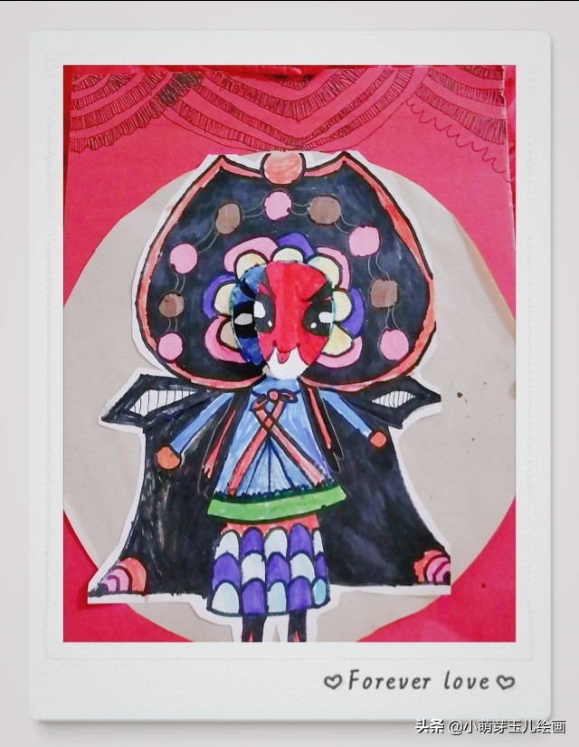 京剧红脸小生,京剧花旦绘画作品小学