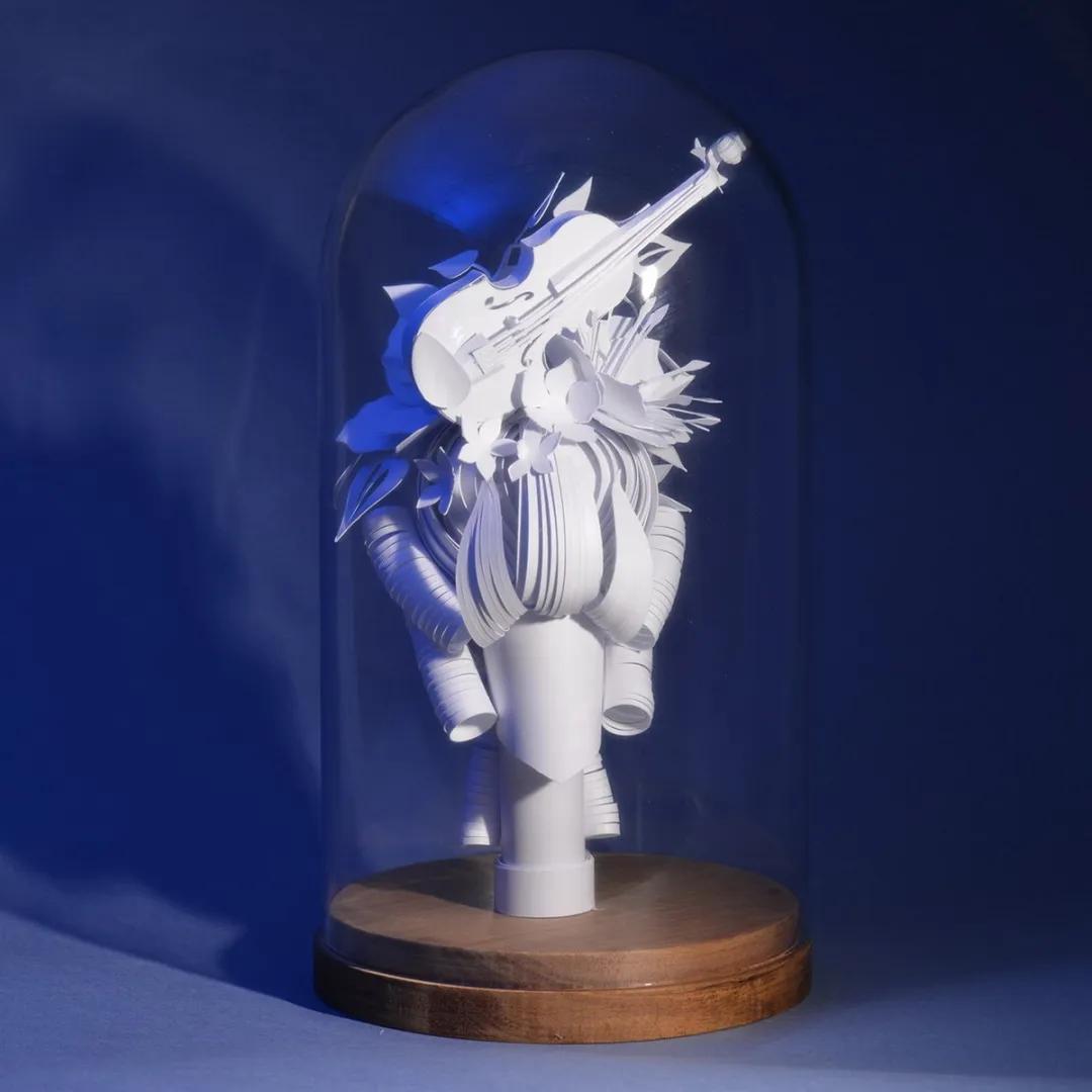 叹为观纸折纸作品,最近超火的纸手工