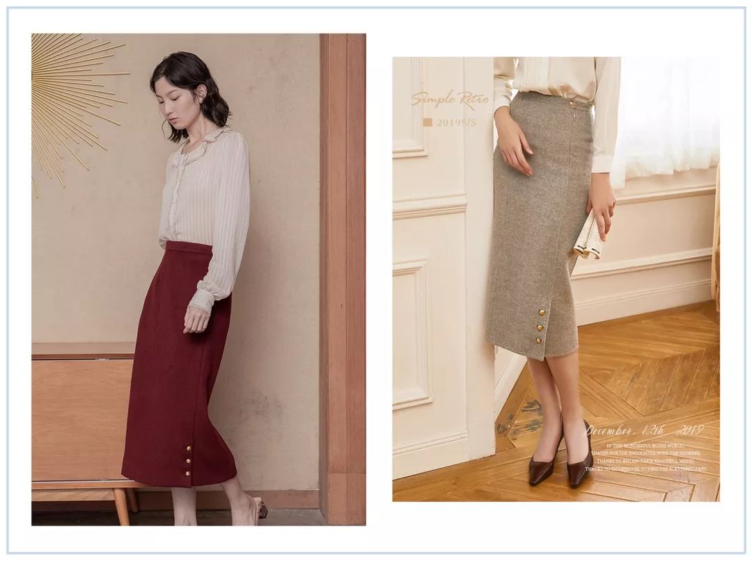 春冬穿搭,秋冬裙子怎么穿温暖又时髦