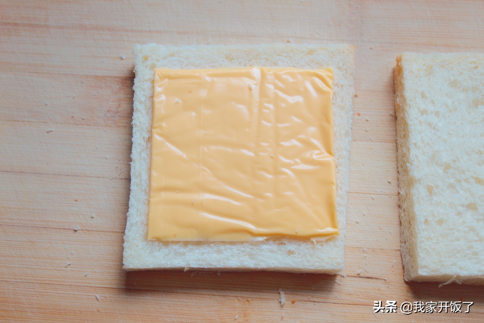 西多士的做法大全家庭版,平底锅爆浆芝士西多士