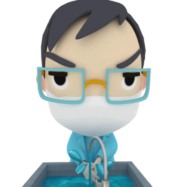 四川医护人员专用表情包,医生捂脸的表情包