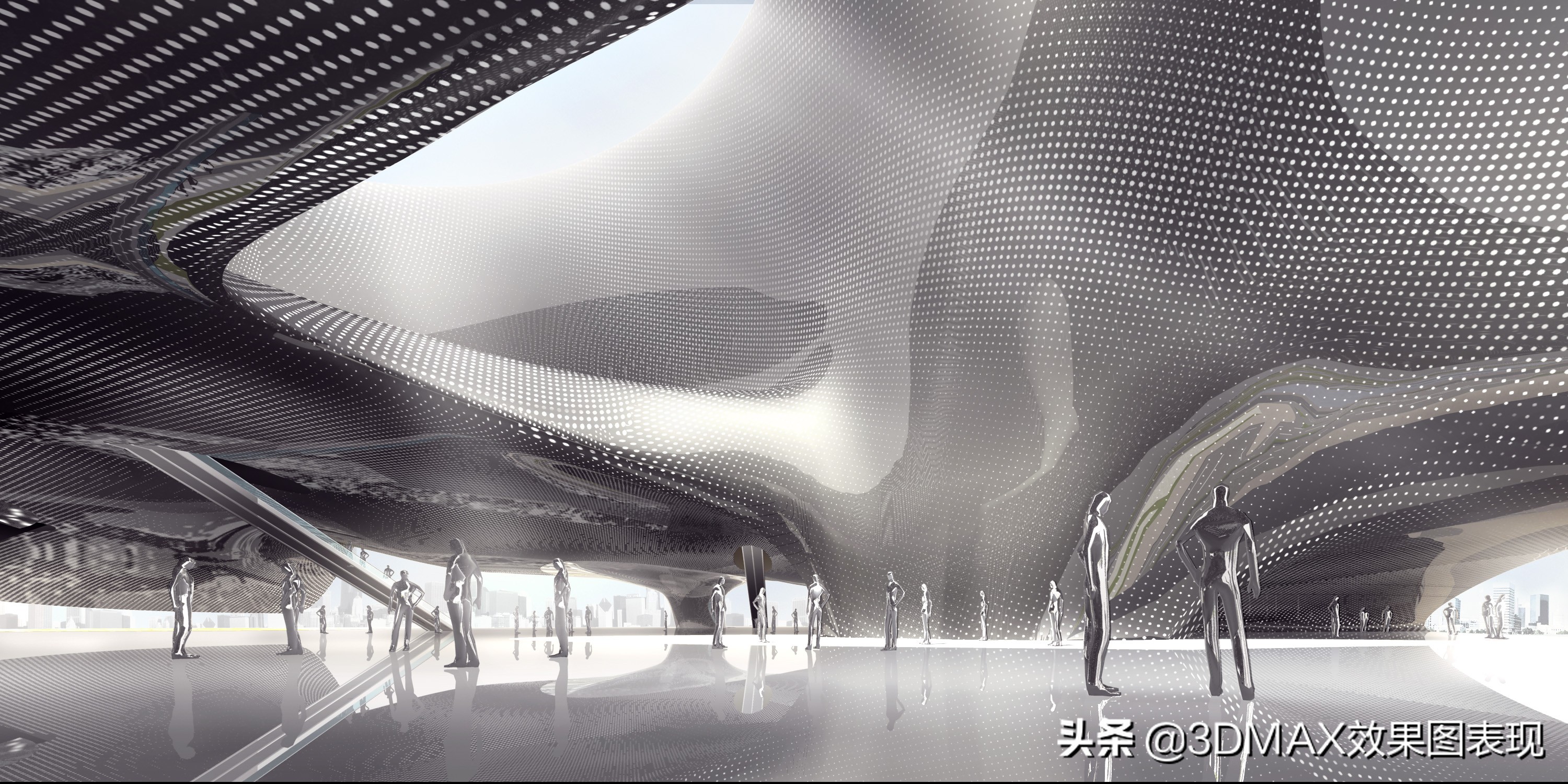 3d室外建筑效果图出图,3d仿古建筑模型效果图