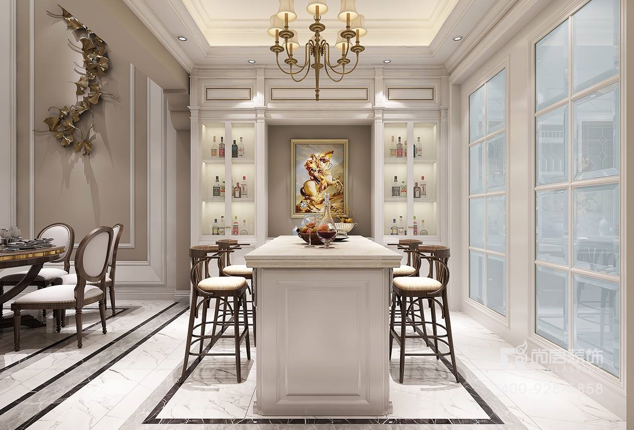 金域蓝湾家居装修风格效果图,金域蓝湾简中式风格装修效果图