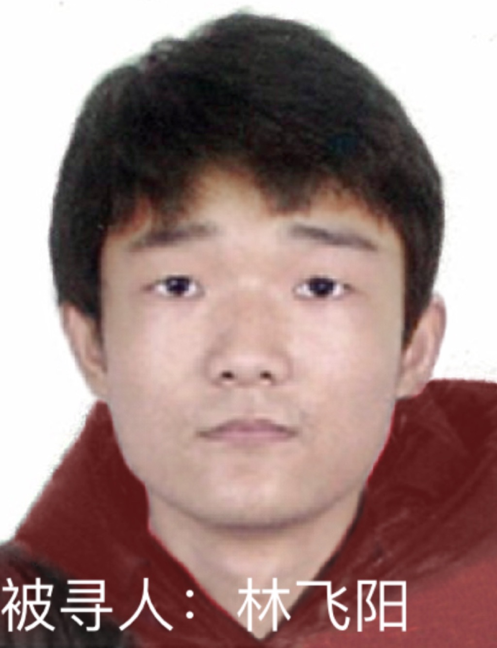 寻找1995年出生2015年失踪湖北省武汉市江汉区常青五路林飞阳