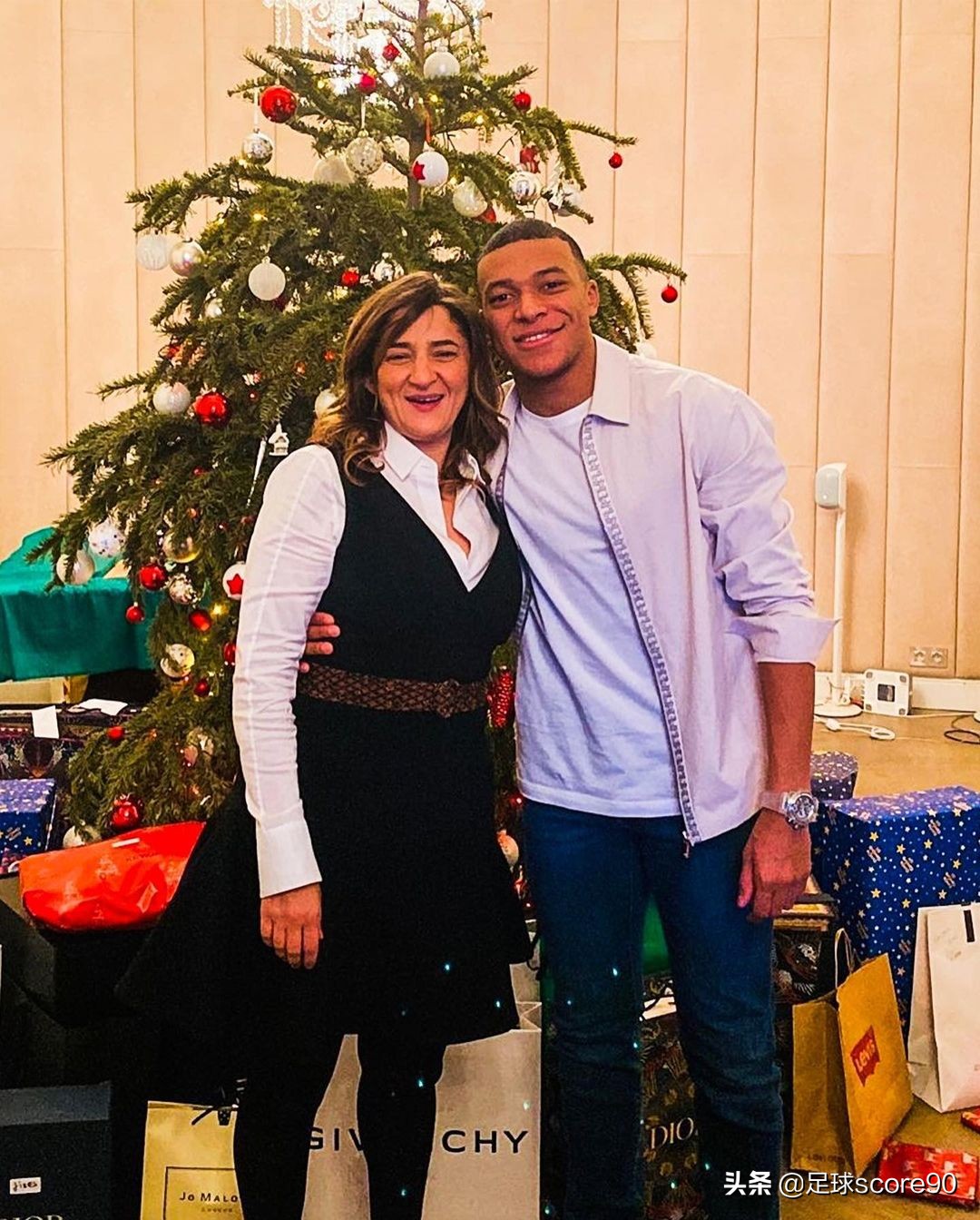 足球明星圣诞照,足球明星们的合照