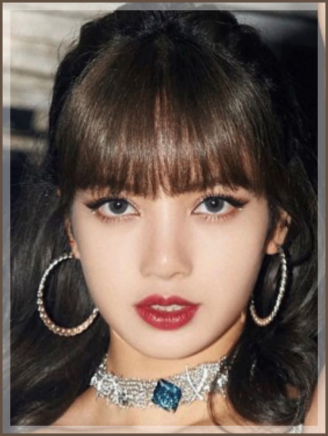 了这个大眼妆，出门被误认为是Lisa