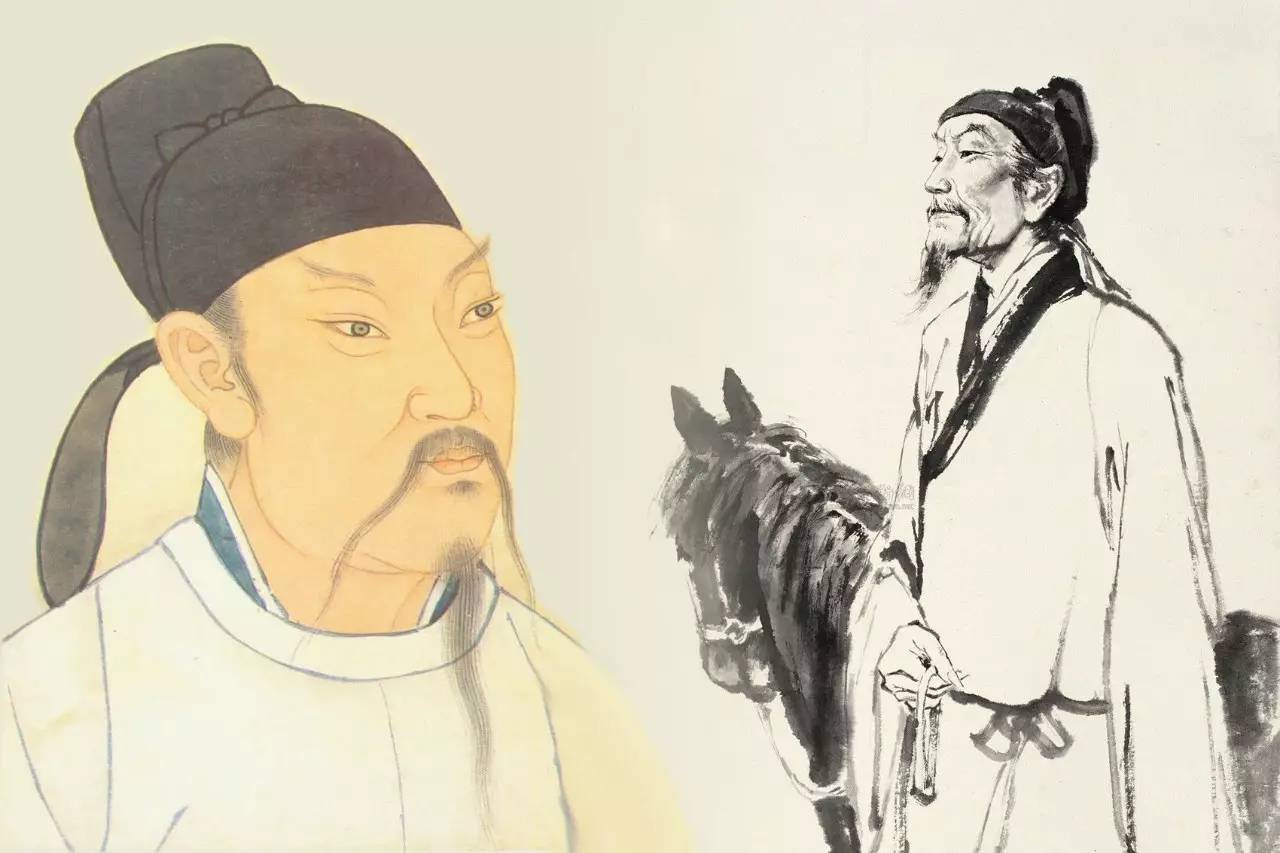 李白和杜甫各自一首诗比较,李白和杜甫擦肩而过