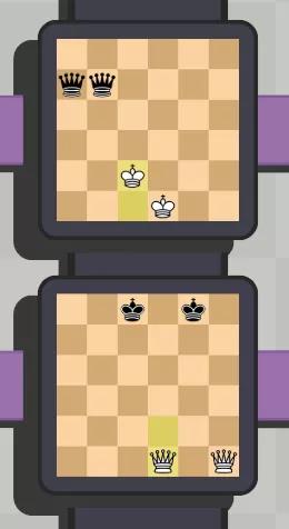 五维国际象棋规则,三维国际象棋和五维国际象棋