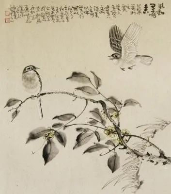 素朴的一花一草、精巧的一鸟一雀