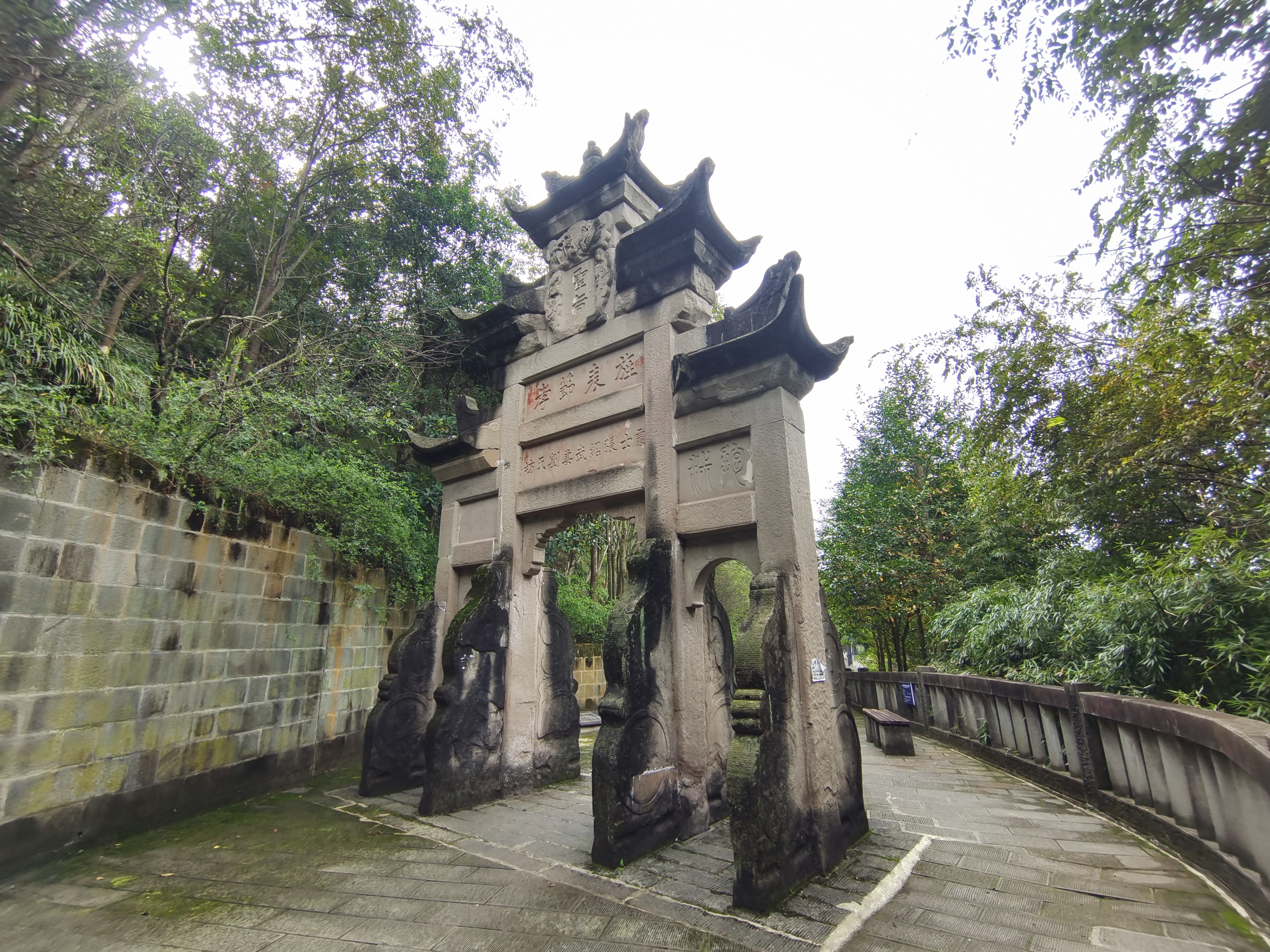 记流水账式旅游,万州南山公园游览顺序