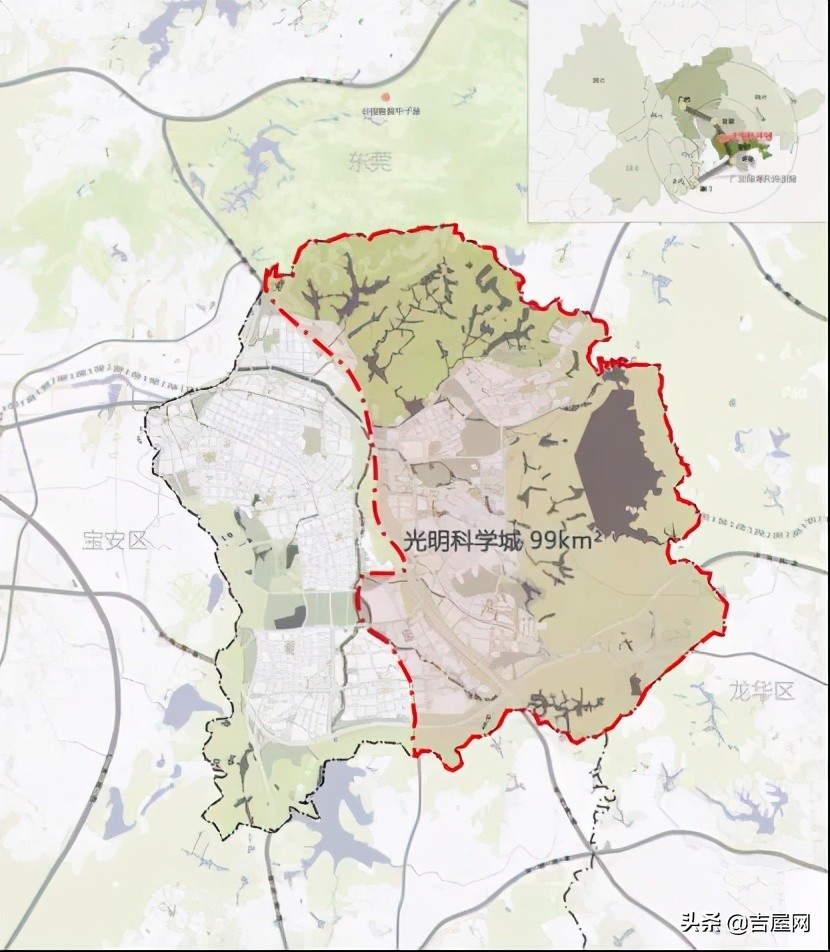 光明科学城板块,云科府属于光明中心区域吗