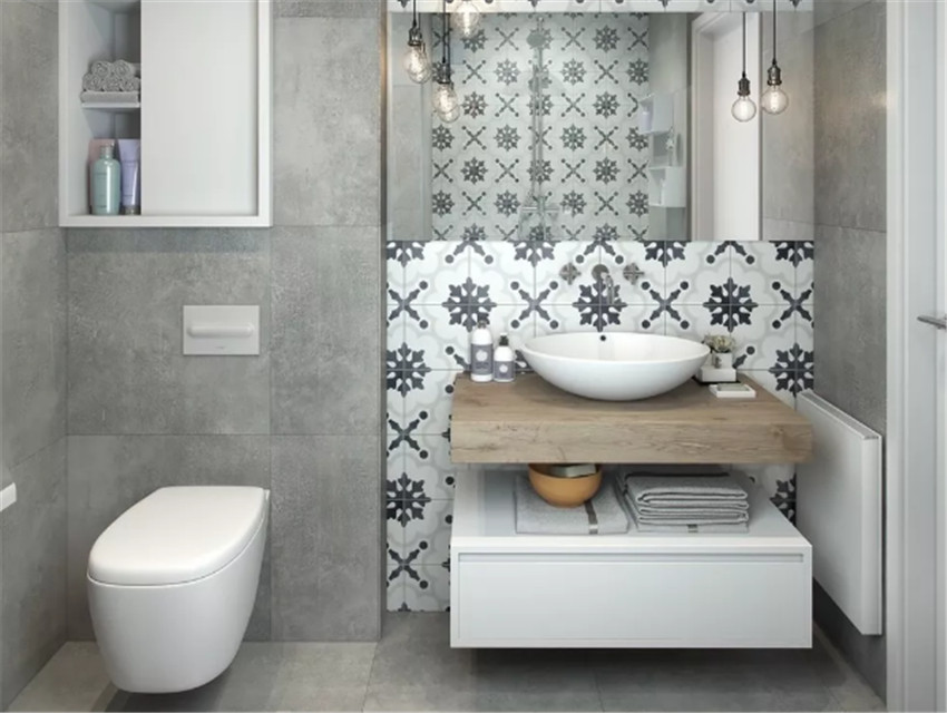 卫生间和客厅瓷砖颜色一样好看吗,卫生间浅灰色瓷砖美缝用什么颜色