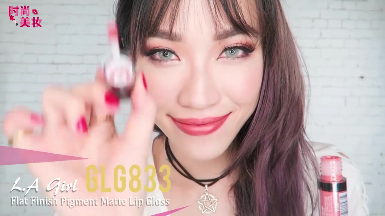 lagirl蜜桃豆沙眼影教程,lagirl眼影黑黄皮日常画法469