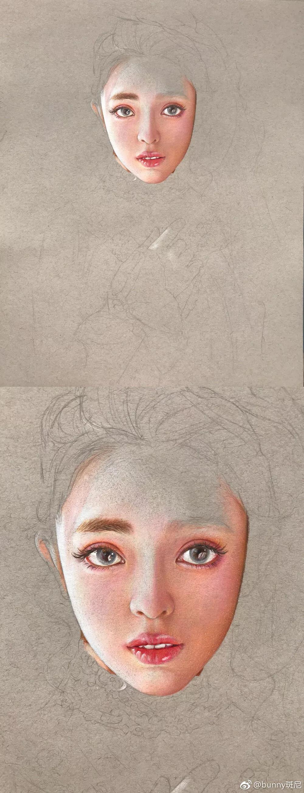 彩铅人物女孩教程视频,用彩铅画动漫人物天使恶魔