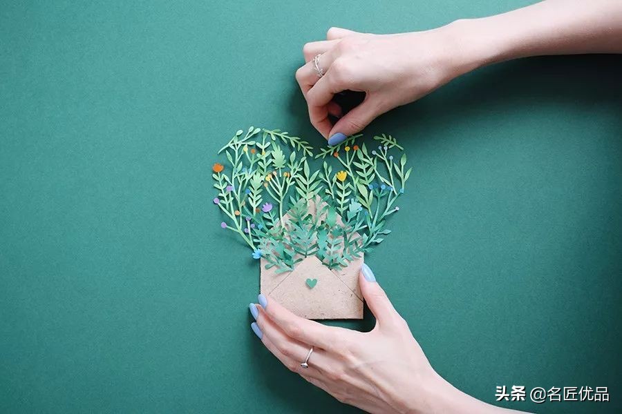 适合做多层立体纸雕的图,屋子半立体纸雕