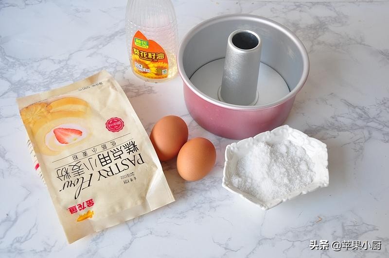 戚风蛋糕的做法和配方简单视频,2个鸡蛋做戚风蛋糕的配方和做法