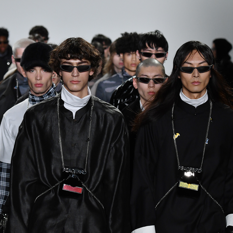 纽约太平鸟时装秀视频,太平鸟男装显老