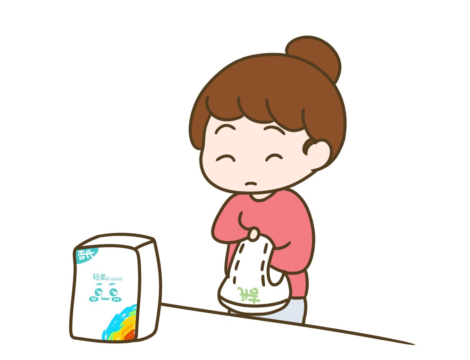 纸尿裤侧漏到咯吱窝的解决办法,宝宝穿纸尿裤总是侧漏怎么回事