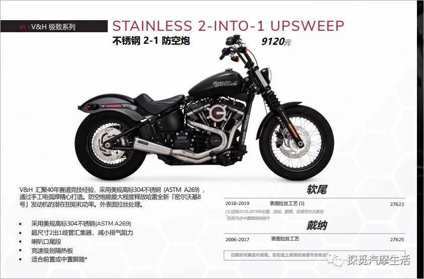 哈雷vh排气消音效果,哈雷突破vh排气