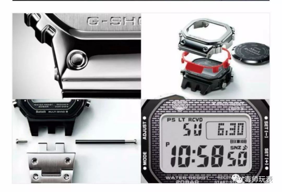 卡西欧小方块35周年和普通版,卡西欧小银块35周年限量款测试