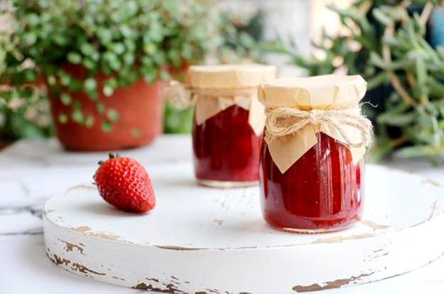 纯天然不含添加剂草莓酱制作,草莓酱纯手工无添加