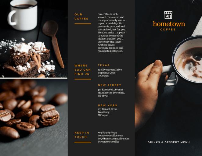 三折页设计案例展示极简风格,三折页设计软件