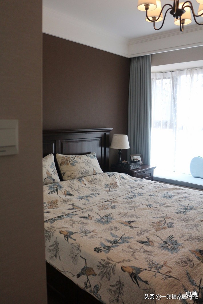 美式玄关背景墙,美式复古风格入户玄关迎门墙