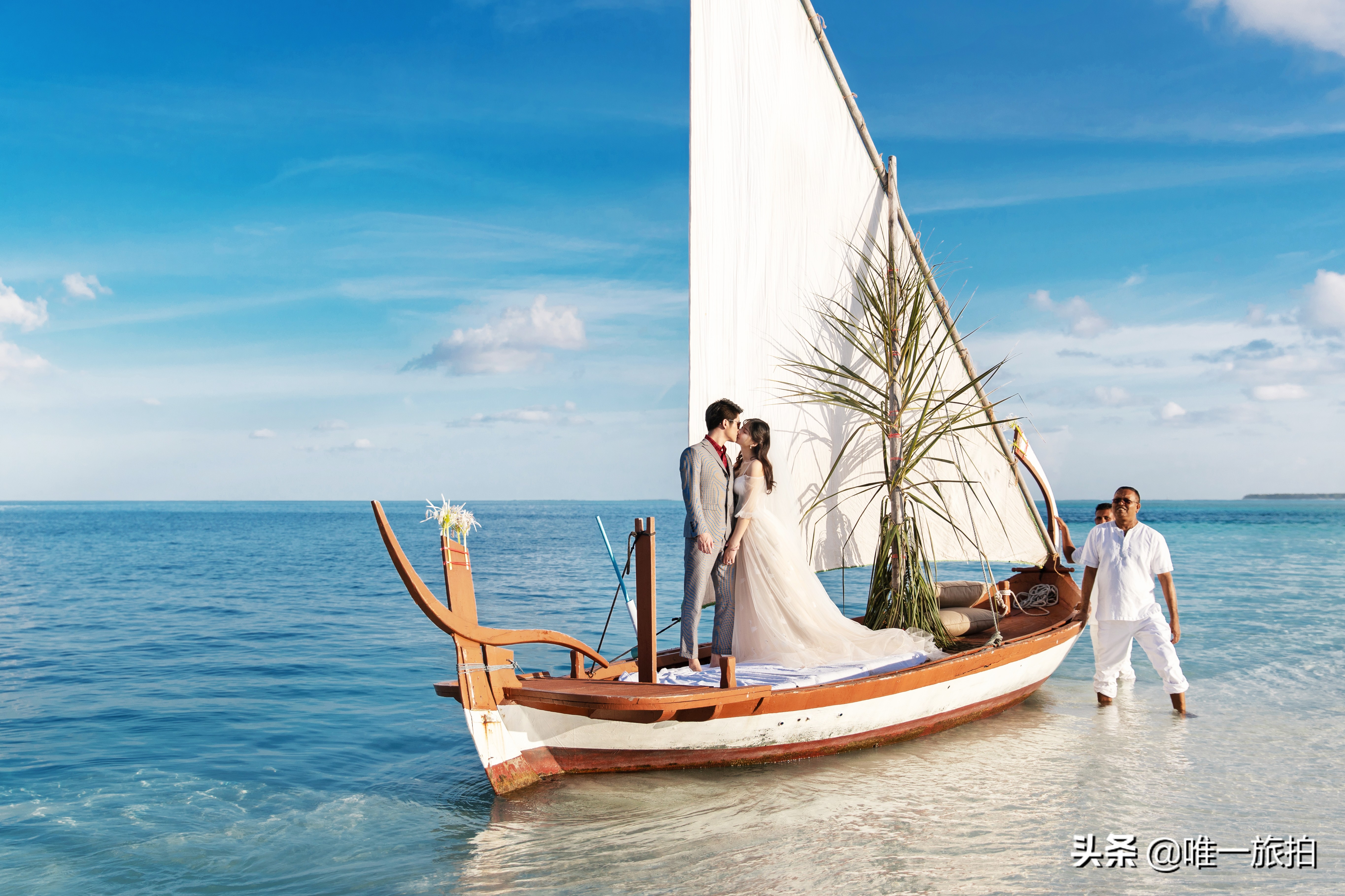 都听若风的，唯一旅拍的马尔代夫之行才叫甜翻天，这事不用讨论