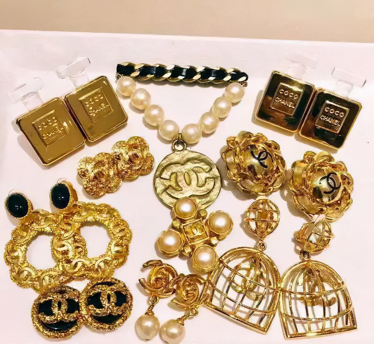 chanel香奈儿中古项链,中古饰品vintage香奈儿