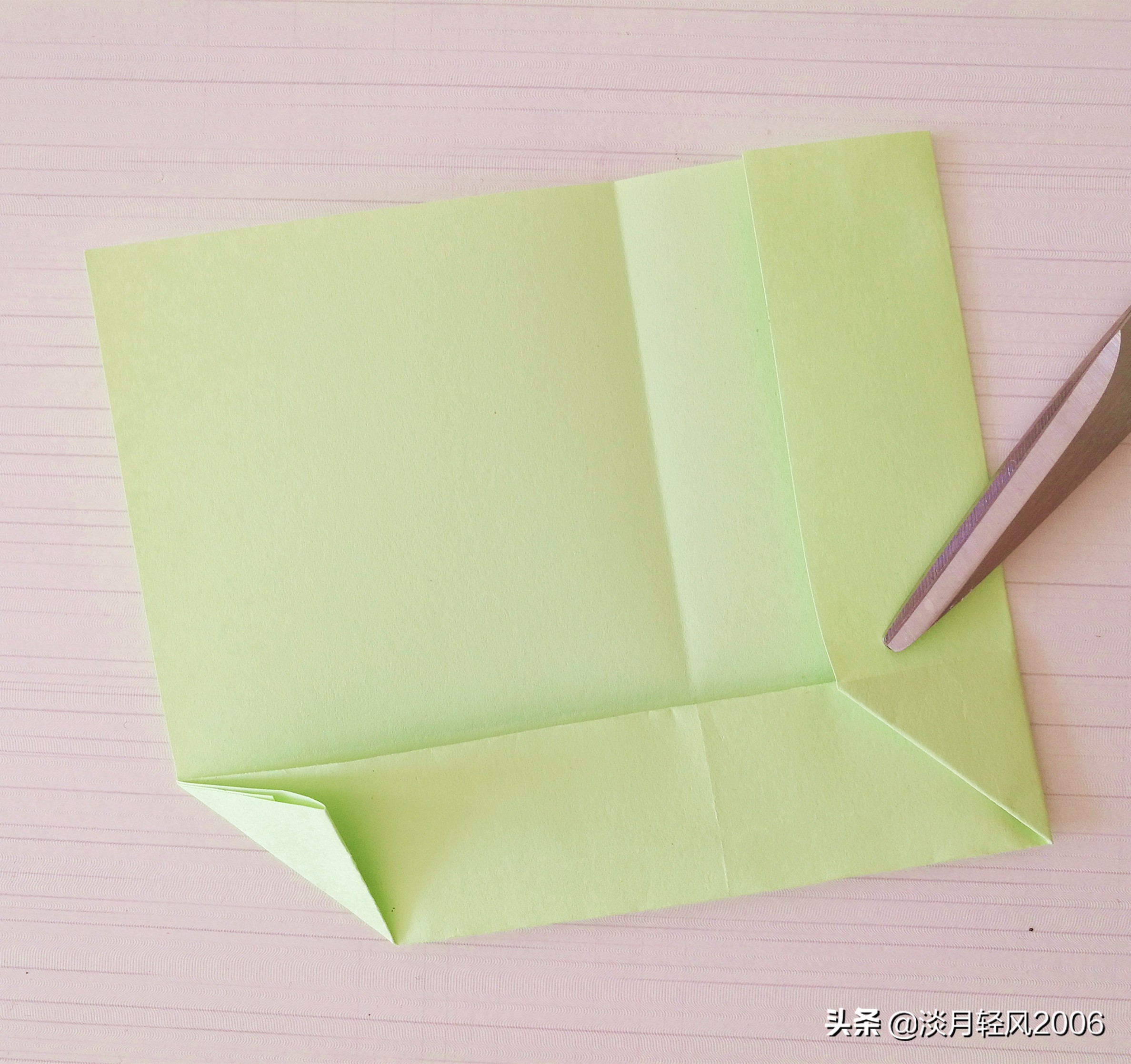 儿童手工折纸简单又美丽信封,用正方形折纸做信封