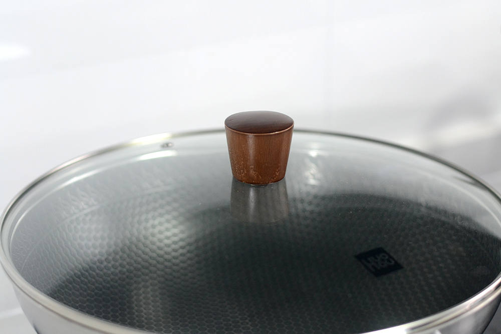 316不锈钢不沾锅加厚款,三层钢无涂层不沾锅