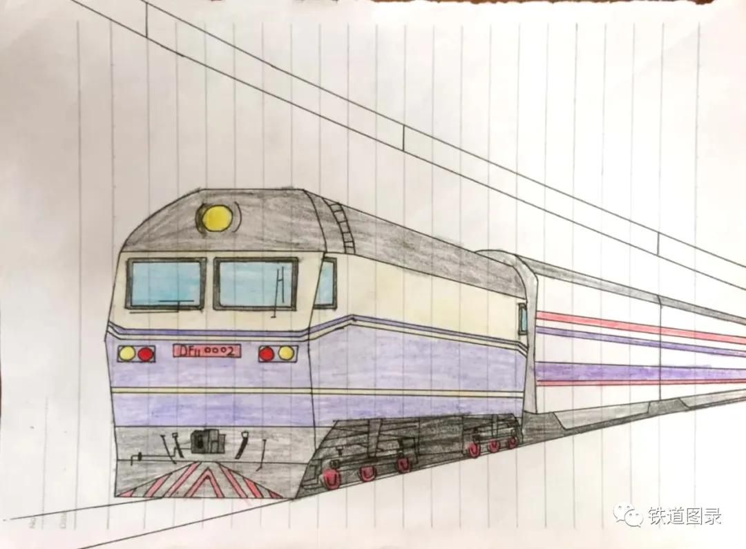 铁路人文:手绘火车