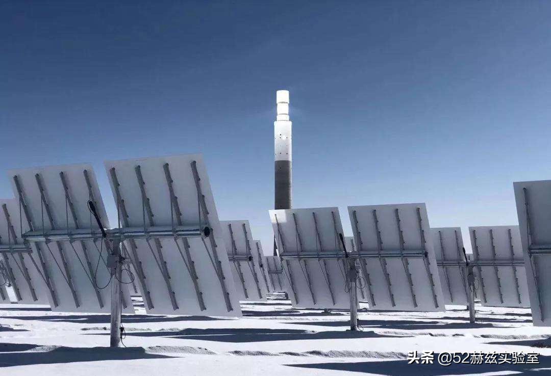 超级镜子发电站建设过程,1200面镜子发电