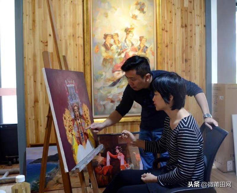莆田的一对网红夫妻,莆田妈祖简笔画