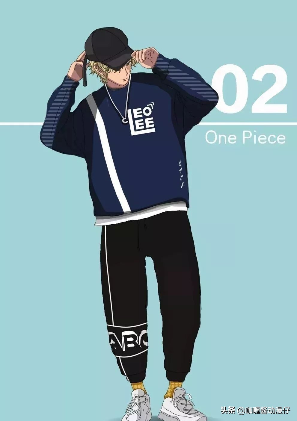 海贼王路飞一伙一身黑西装,海贼王路飞一伙穿黑西装