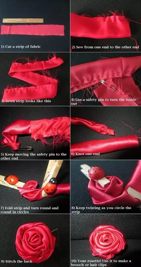 学会折玫瑰,学会懒人叠毛衣