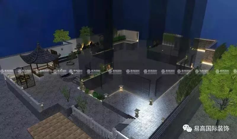 「首发」易高国际|华海·湖滨会馆446㎡中式，年轻就要时尚